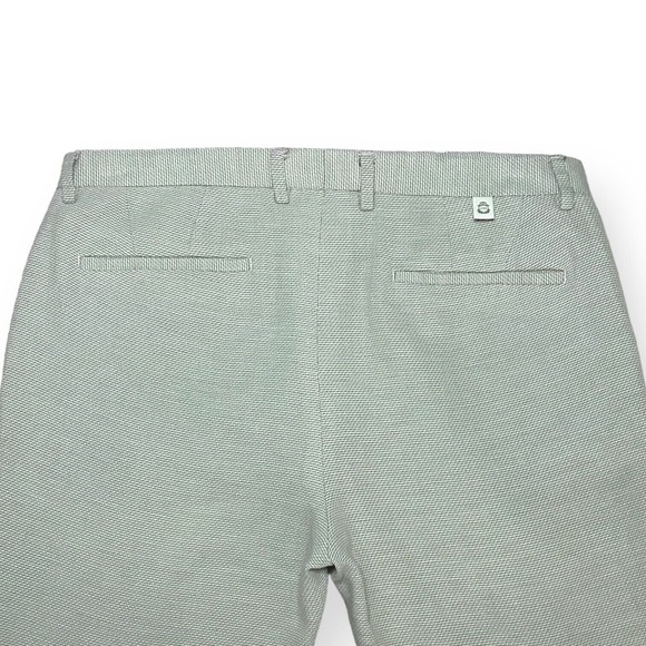 ZARA MAN Slim Ankle Business Casual Pants Trousers Mid Rise Twill Beige 31 - Picture 8 of 14